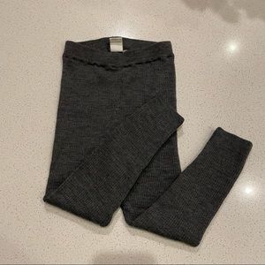 Merino Wool Rib Leggings/Pants